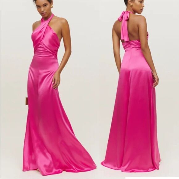 Reformation Veria Silk Dress in Flambé NWT size 2 - Picture 1 of 7